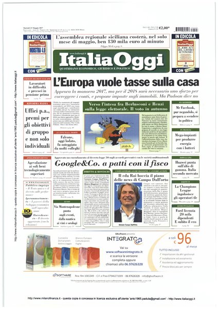 Italia oggi : quotidiano di economia finanza e politica